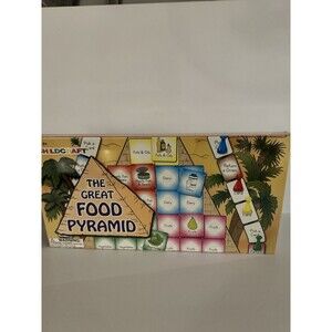 The Great Food Pyramid Game By Childcraft.  Teaches Children Healthy Eating. New